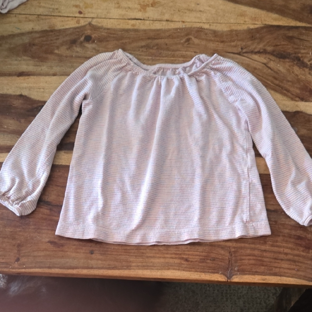 Joe Fresh Light Pink Striped Kids Blouse
